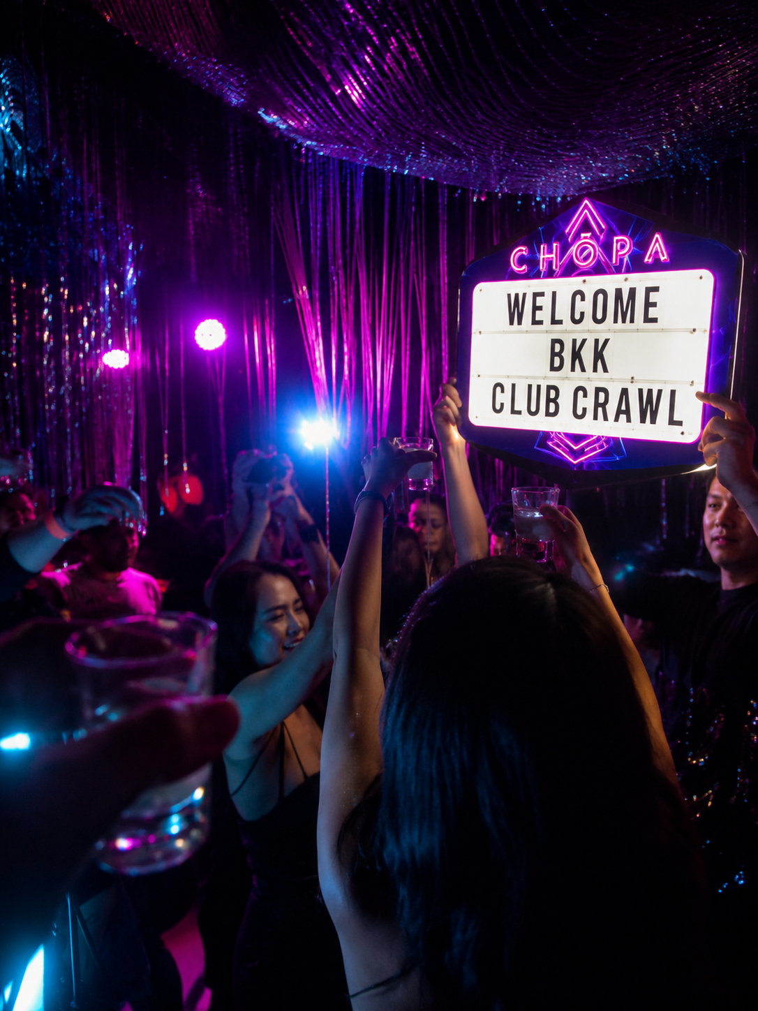 Nightclub stop on the crawl